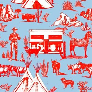 Katie Kime Peel & Stick Wallpaper - Marfa Toile